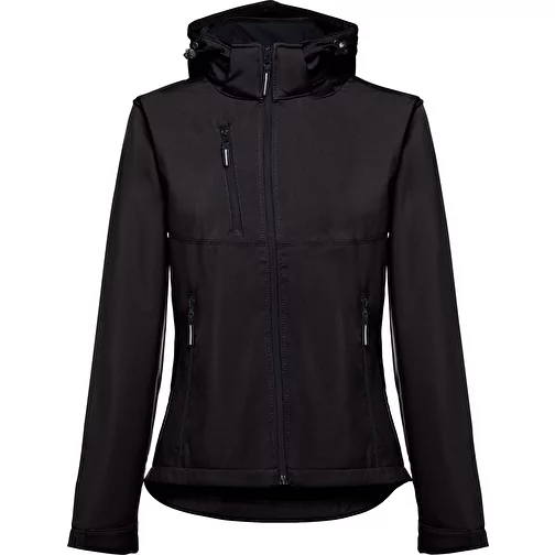 THC ZAGREB WOMEN. Giacca softshell da donna, con cappuccio rimovibile, Immagine 1