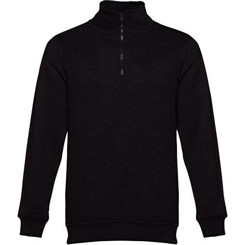 THC BUDAPEST. Unisex Sweatshirt , anthrazit melliert, Baumwolle und Polyester, XL, 77,00cm x 60,00cm (Länge x Breite), Bild 2