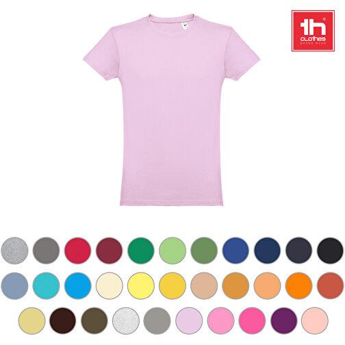 THC LUANDA. Herren-T-Shirt Aus Baumwolle Im Schlauchformat , nachtblau, 100% Baumwolle, M, 72,00cm x 53,00cm (Länge x Breite), Bild 2