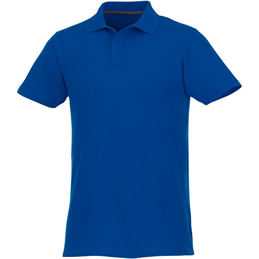 Helios Poloshirt Für Herren , blau, Piqué Strick 100% BCI Baumwolle, 180 g/m2, 3XL, , Bild 1