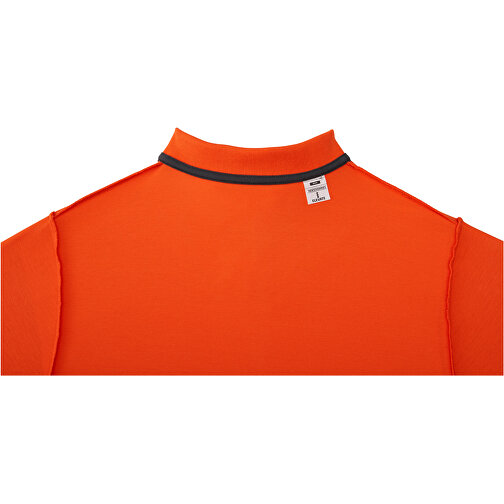 Helios Poloshirt Für Herren , orange, Piqué Strick 100% BCI Baumwolle, 180 g/m2, XL, , Bild 6