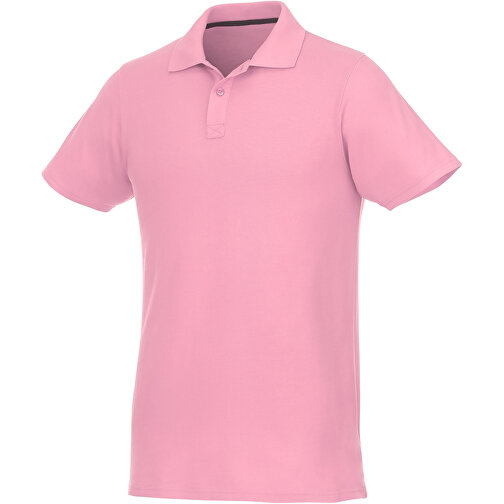 Helios Poloshirt Für Herren , hellrosa, Piqué Strick 100% BCI Baumwolle, 180 g/m2, S, , Bild 1