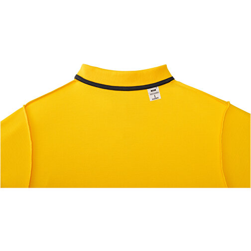Helios Poloshirt Für Herren , gelb, Piqué Strick 100% BCI Baumwolle, 180 g/m2, XL, , Bild 6