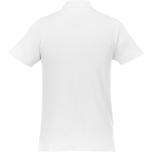 Helios Poloshirt Für Herren , weiß, Piqué Strick 100% BCI Baumwolle, 180 g/m2, M, , Bild 5
