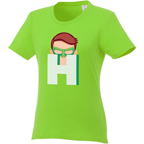 Heros T-Shirt Für Damen , apfelgrün, Single jersey Strick 100% BCI Baumwolle, 150 g/m2, XL, , Bild 2