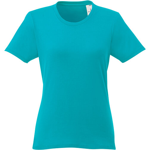 Heros T-Shirt Für Damen , aquablau, Single jersey Strick 100% BCI Baumwolle, 150 g/m2, M, , Bild 3