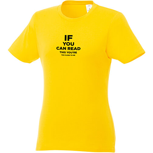 Heros T-Shirt Für Damen , gelb, Single jersey Strick 100% BCI Baumwolle, 150 g/m2, XL, , Bild 3