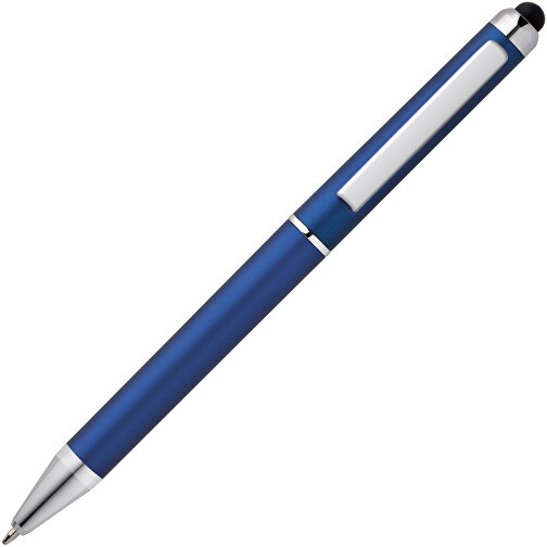 ESLA. Kugelschreiber Mit Metallfinish , königsblau, Kunststoff, , Bild 2