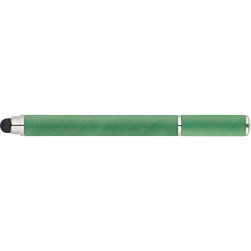 PAPYRUS. Kugelschreiber Aus Kraftpapier Und ABS , grün, Kraftpapier und ABS Kunststoff, , Bild 3