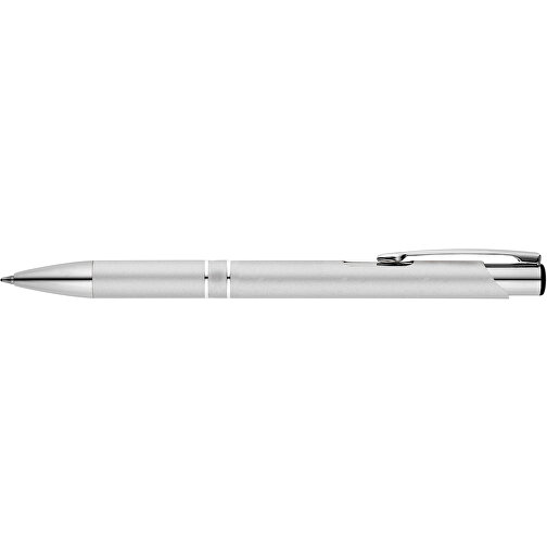 BETA BK. Aluminium-Kugelschreiber Mit Clip , satinsilber, Aluminium, , Bild 3