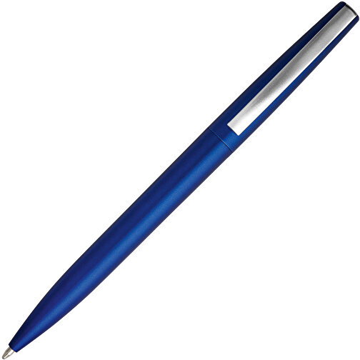 AROMA. ABS-Kugelschreiber Mit Drehmechanik , königsblau, ABS Kunststoff, , Bild 2
