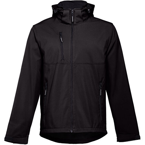 THC ZAGREB. Chaqueta softshell para hombre, con capucha removible, Imagen 2