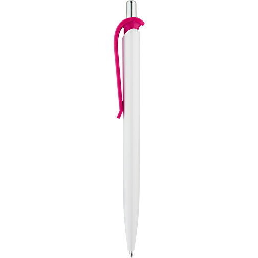 ANA. ABS-Kugelschreiber Mit Clip , rosa, ABS Kunststoff, , Bild 1