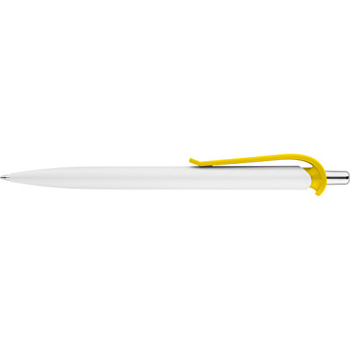 ANA. ABS-Kugelschreiber Mit Clip , gelb, ABS Kunststoff, , Bild 3