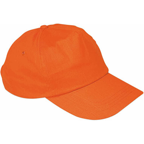 Glop Cap , orange, Baumwolle, 25,00cm x 15,00cm x 16,00cm (Länge x Höhe x Breite), Bild 1