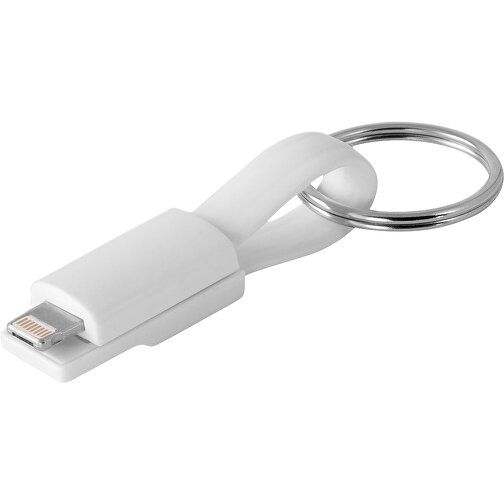 RIEMANN. USB-Kabel Mit 2 In 1 Stecker , weiss, ABS und PVC, , Bild 1