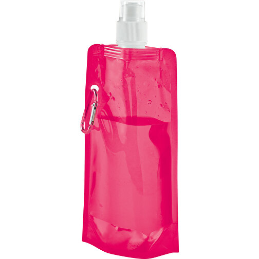 KWILL. 460 Ml PE-Faltflasche , rosa, PE, , Bild 1