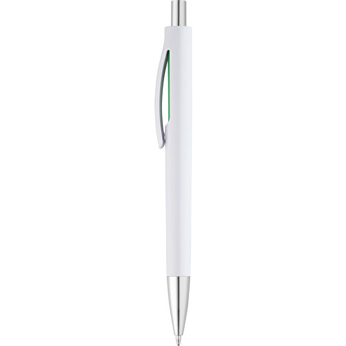 STRACED. Kugelschreiber Mit Clip , hellgrün, Kunststoff, , Bild 1
