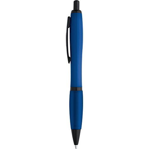 FUNK. Kugelschreiber Mit Clip Aus Metall , blau, Kunststoff, , Bild 1