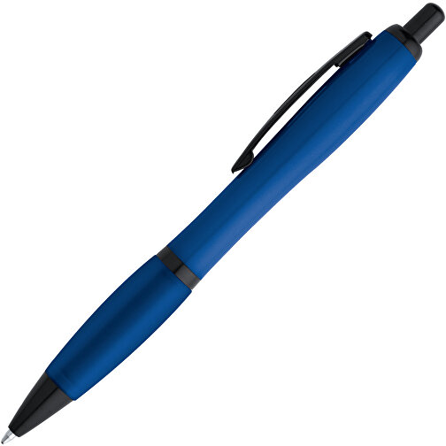 FUNK. Kugelschreiber Mit Clip Aus Metall , blau, Kunststoff, , Bild 2