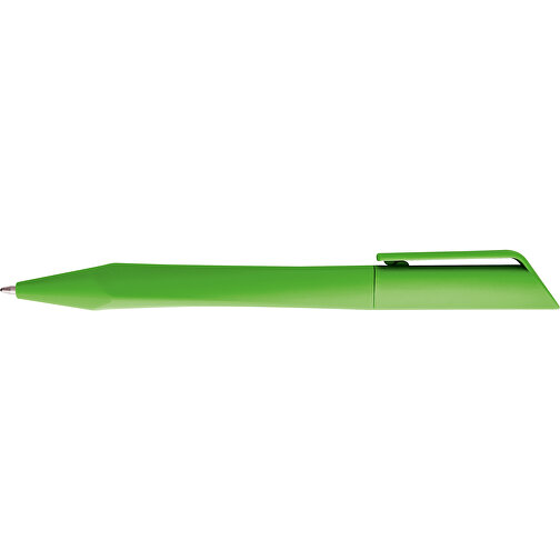 BOOP. Kugelschreiber Mit Clip Und Drehmechanik , hellgrün, Kunststoff, , Bild 3
