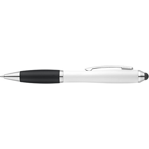 SANS BK. Kugelschreiber Mit Clip Aus Metall , schwarz, Kunststoff, 13,50cm (Länge), Bild 3