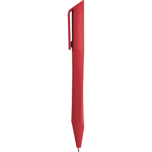 BOOP. Kugelschreiber Mit Clip Und Drehmechanik , rot, Kunststoff, , Bild 1