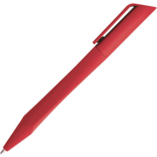 BOOP. Kugelschreiber Mit Clip Und Drehmechanik , rot, Kunststoff, , Bild 2