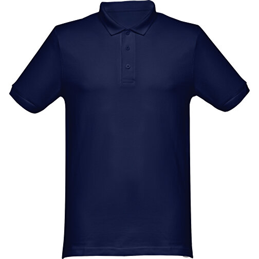 THC MONACO. Herren Poloshirt , dunkelblau, 100% Baumwolle, L, 74,00cm x 54,00cm (Länge x Breite), Bild 1