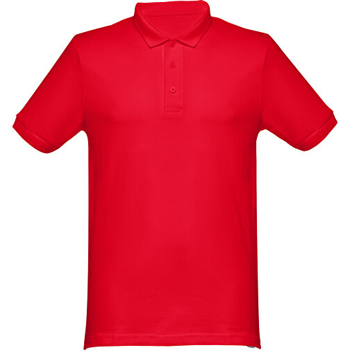 THC MONACO. Herren Poloshirt , rot, 100% Baumwolle, XXL, 77,50cm x 61,00cm (Länge x Breite), Bild 1