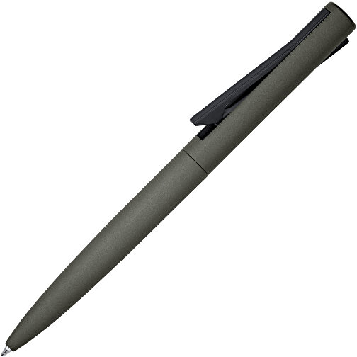 CONVEX. Aluminium- Und ABS-Kugelschreiber Mit Clip , gewehrmetall, Aluminium und ABS Kunststoff, , Bild 2