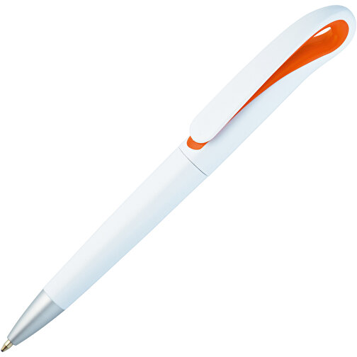 TOUCAN. Kugelschreiber Mit Drehmechanik Und Clip , orange, Kunststoff, , Bild 2
