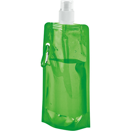 KWILL. 460 Ml PE-Faltflasche , grün, PE, , Bild 1