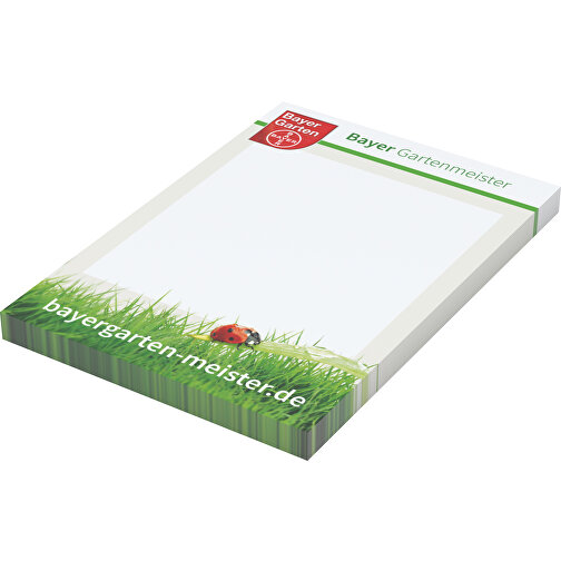 Haftnotiz Basic 50 X 72 Bestseller, 50 Blatt , individuell, weißes Haftpapier, 7,20cm x 5,00cm (Länge x Breite), Bild 1