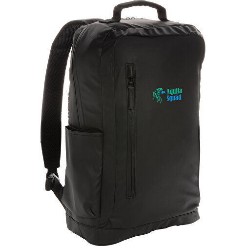 Moda czarny 15,6' plecak na laptopa PVC-free, Obraz 8