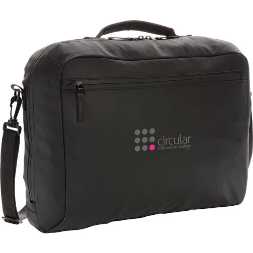 Moda czarny 15,6' torba na laptopa PVC-free, Obraz 6