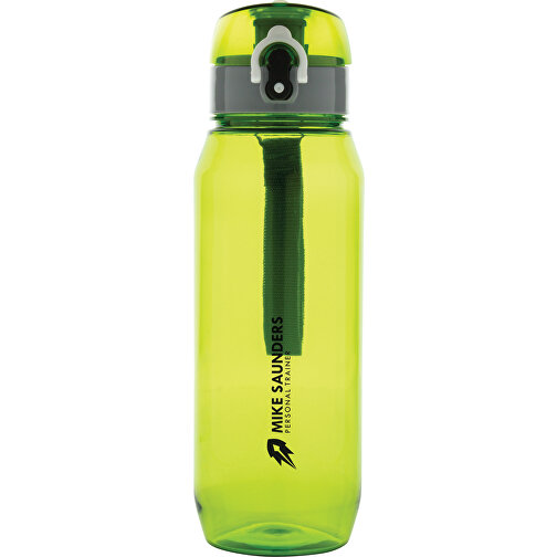 Tritan Flasche XL 800ml, Grün , grün, Tritan, 24,80cm (Höhe), Bild 6