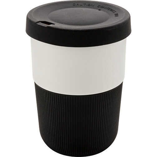 PLA Cup Coffee-To-Go 380ml, Schwarz , schwarz, PLA, 11,50cm (Höhe), Bild 1