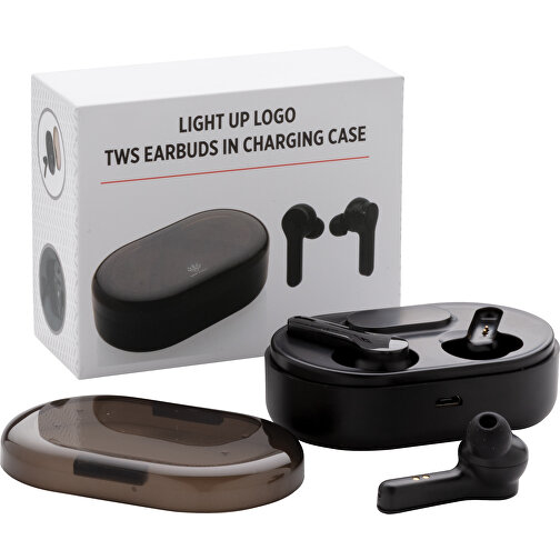 Sluchawki TWS z logo Light-Up w pudelku do ladowania, Obraz 12