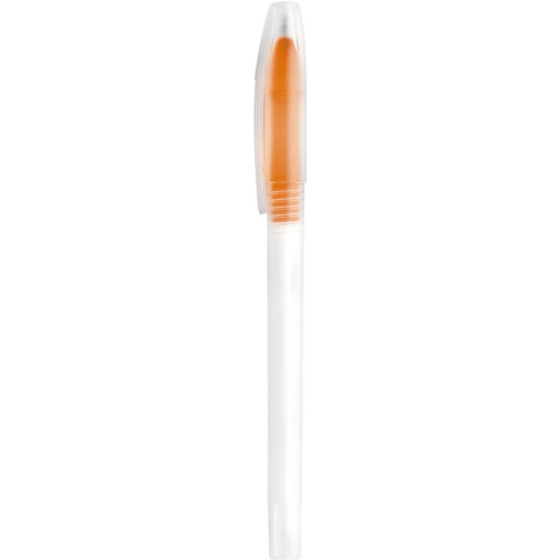LUCY. PP-Kugelschreiber Mit Farbiger Spitze , orange, PP Kunststoff, , Bild 1