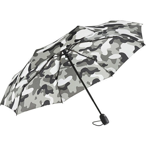 AOC-Mini-Taschenschirm FARE® Camouflage , Fare, grau-kombi, 100% Polyester-Pongee, , Bild 2