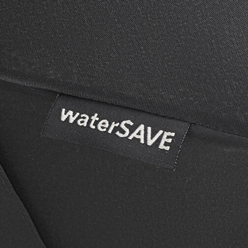 Taschenschirm FARE® Mini Style , Fare, schwarz-orange, 100% Polyester-Pongee (recycelt & waterSAVE®), , Bild 3