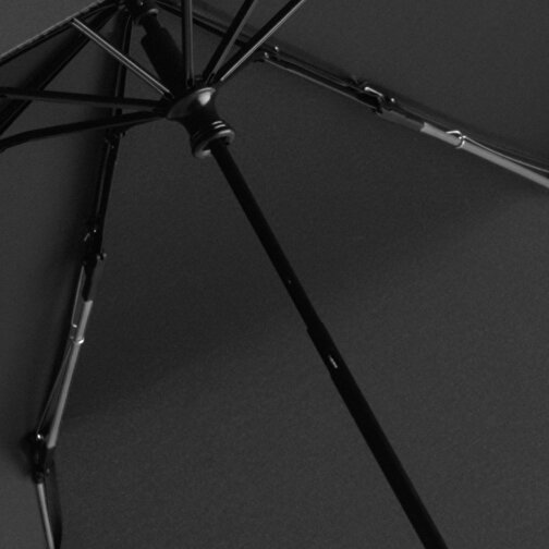 Taschenschirm FARE® Mini Style , Fare, schwarz-grau, 100% Polyester-Pongee (recycelt & waterSAVE®), , Bild 2