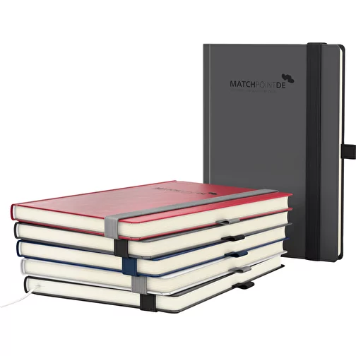 Taccuino Vision-Book Cream A4 Bestseller, nero, goffratura nera lucida, Immagine 2