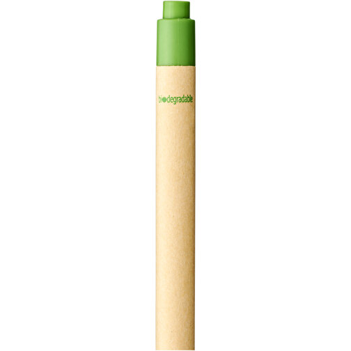 Berk Kugelschreiber Aus Recyceltem Karton Und Mais , Green Concept, grün, Recycelter Karton, Getreide Kunststoff, 14,00cm (Länge), Bild 5