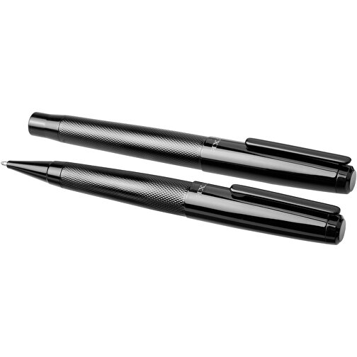 Gloss Duo-Stift-Geschenkset , schwarz, Metall, 16,00cm x 2,00cm x 6,00cm (Länge x Höhe x Breite), Bild 6