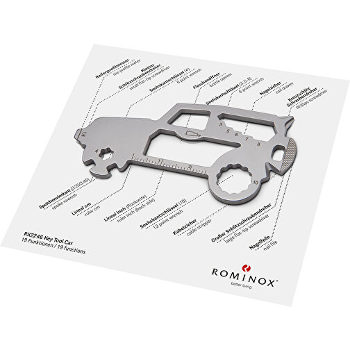 Set de cadeaux / articles cadeaux : ROMINOX® Key Tool SUV (19 functions) emballage à motif Fan d , Image 3