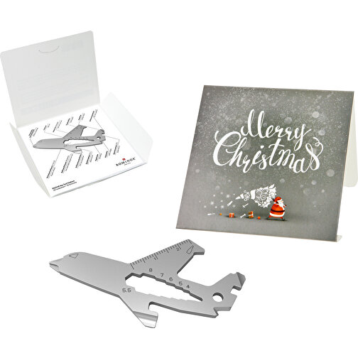Set de cadeaux / articles cadeaux : ROMINOX® Key Tool Airplane (18 functions) emballage à motif Me, Image 1