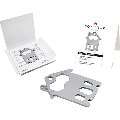 Set de cadeaux / articles cadeaux : ROMINOX® Key Tool House (21 functions) emballage à motif Outil, Image 2
