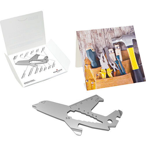 Set de cadeaux / articles cadeaux : ROMINOX® Key Tool Airplane (18 functions) emballage à motif Ou, Image 1